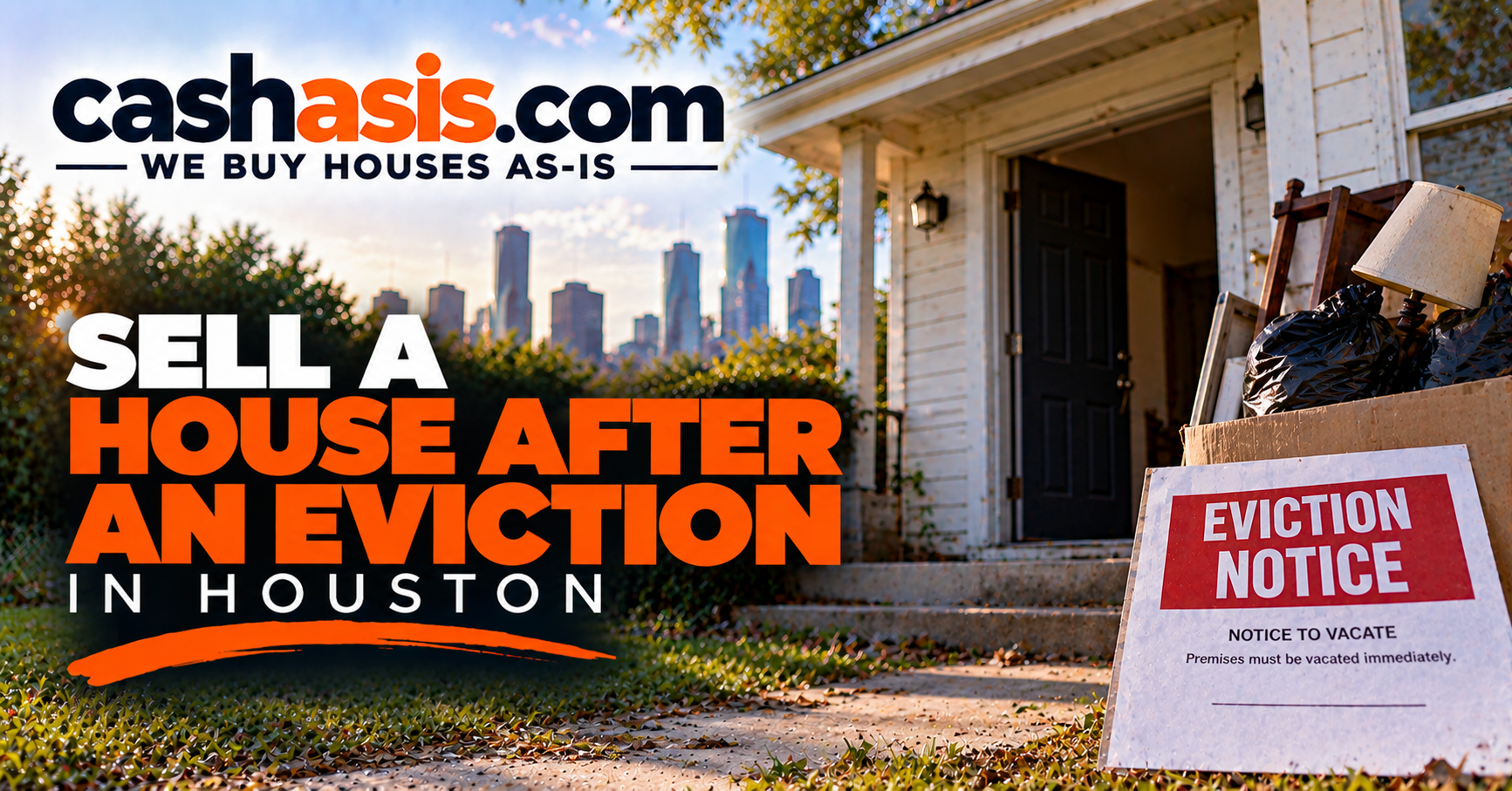 Sell a Houston house after an eviction with CashAsIs